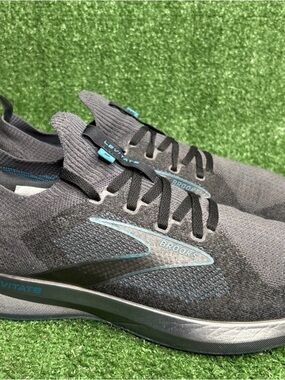 Brooks Levitate 5 Supportive Running Shoe Grey Black Blue Men's Size 11 D! GUC!